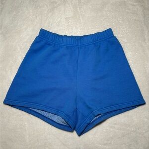 Aritzia TNA Cozy Fleece Perfect Sweat Shorts Blue​